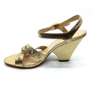 Richard Tyler Golden Sandals